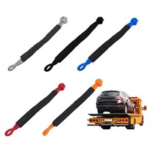 Soft synthetic fiber shackles for boats and vehicles,