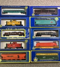 Vtg Lot Of 10 AHM HO Scale Freight Cars/Rivorossi Multiple RR SeeDescription NIB