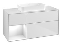 Villeroy & Boch Finion Waschbeckenunterschrank FüR Becken Mittig Regal Links...