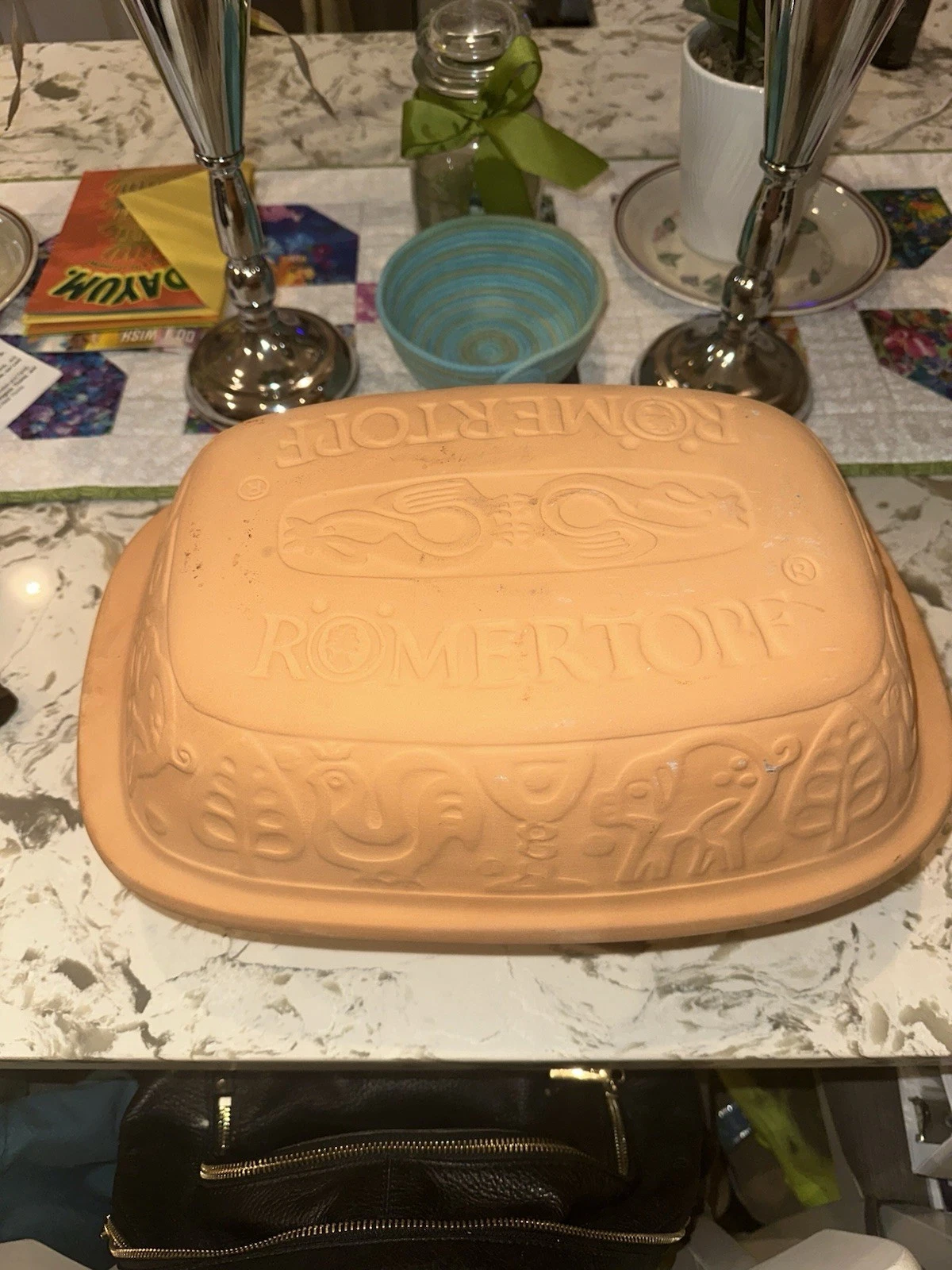Romertopf 5.2 Quart/5 Liter Dutch Oven/Clay Roaster