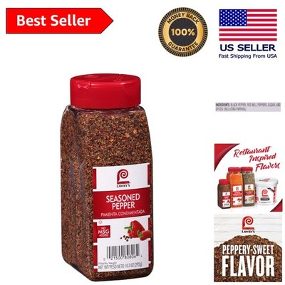 10.3 oz Restaurant-Quality Seasoned Pepper Blend for Exceptional Flavor