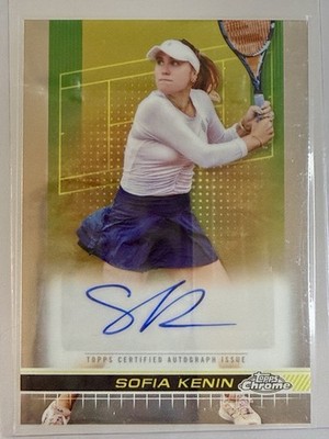2024 Topps Chrome - Autographs I Sofia Kenin #TCA-SKN (AU, RC)