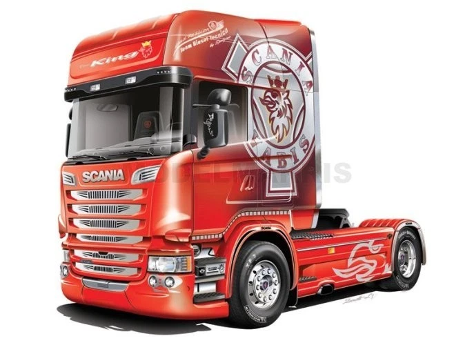 ITALERI 3930 kit Montaggio SCANIA R730 STREAMLINE "TEAM CHIMERA" - Italeri - 393 - Immagine 2 di 4