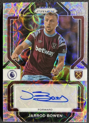 2022-23 JARROD BOWEN AUTO PANINI PRIZM PREMIER LEAGUE CHOICE SILVER AUTOGRAPHS