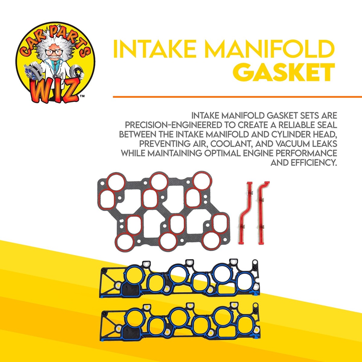 Engine Intake Manifold Gasket Fits 90-97 INFINITI Nissan 300ZX J30