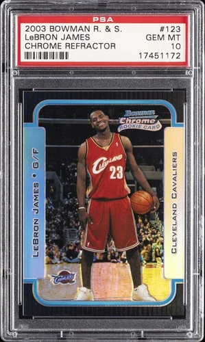 LeBron James 2003 Bowman LeBron James Refractor