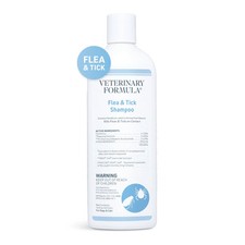 Veterinary Formula Clinical Care Flea Tick Shampoo for Dogs and Cats, 16 Fl Oz