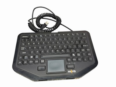 Havis KB-108 USB Rugged Keyboard with Integrated Touch Pad