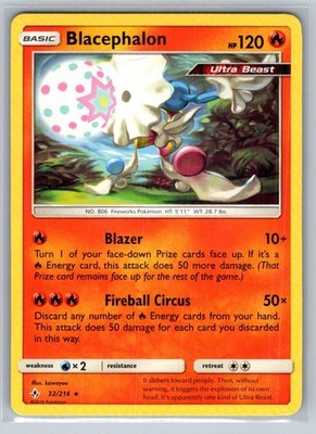 Blacephalon Rare SM - Unbroken Bonds 32/214 MP