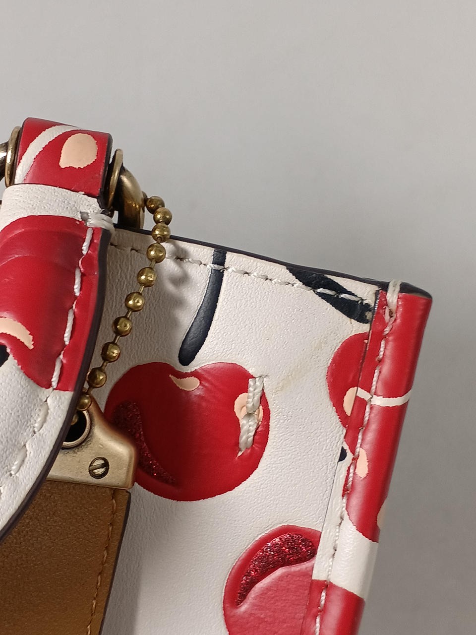 Cherry Pattern Shoulder Bag Model CB652 COACH - image 14