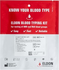 Eldoncard INC Blood Type Test Complete KIT - Find Out if You are A, B, O, AB