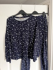 Women’s New Look Navy Star Print Pyjama Set