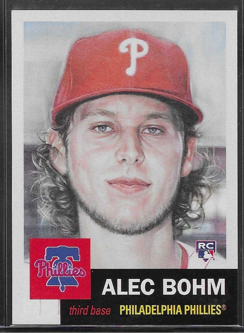2021 TOPPS LIVING SET # 387 ALEC BOHM RC Rookie Philadelphia Phillies 4,908 PR