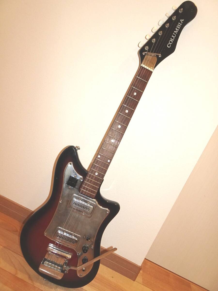 コロンビアギター　CSG-631 Electric Guitar Columbia CSG-631 Matsumoku 1960s Steel