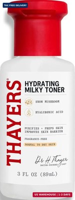 THAYERS Milky Hydrating Face Toner with Snow Mushroom Tremella, Hyaluronic Acid
