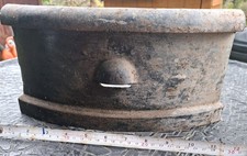 Vintage Front Ash Pan Cover Fireplace Iron  Black Reclaimed Salvage Restore1940s