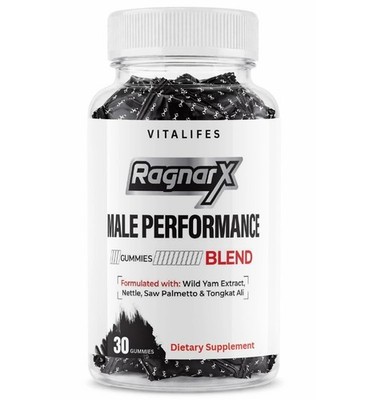 (1 Pack) RagnarX Male Gummys Advanced Formula Ragnar X Max Vitamin 30 Gummies