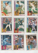 1984 O-PEE-CHEE BASEBALL 396 CARD COMPLETE SET 