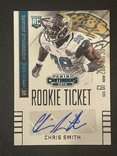 Chris Smith 2014 Panini Contenders Rookie Ticket Auto 114 RC Jaguars