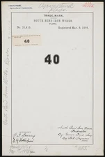 Photo:South Bend Iron Works for 40 brand Plows