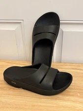 Oofos Ooahh Sport  Black Men’s Sz 5 Women’s 7 Slide Comfort Recovery Sandal
