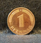 1974-D Germany (West, BRD) pfennig, Stuttgart, red proof, KM-105 (GE3) — photo 2