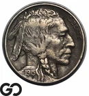1915-D Buffalo Nickel, Tough Choice XF Better Date Denver Issue