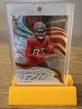 2025 Tez Johnson Panini Revolution Signatures RC Autograph