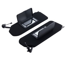 Lr Black Sun Visor For Chevrolet Corvette C5 Light 97-04 10442033 Pair Front