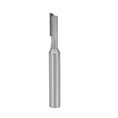 1/4 3/16'' Diameter Straight Cut Carbide Flute Router Stem Tip Router
