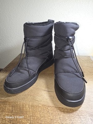 PUMA Women's Snowbae Low Boot Uk Size 5.5 New Boots Trainers Tie Snow Black