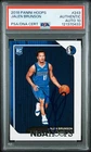 Jalen Brunson Signed 2018-19 Panini Hoops RC #243 PSA DNA Autograph Grade 10