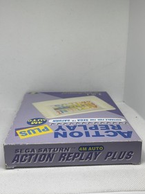 Action Replay 4M Plus For Sega Saturn Memory and Expansion RAM Card (UNTESTED)