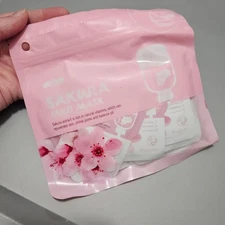 Laikou Sakura Mud Mask ~ Pack of 12 Sachets ~ Rejuvenate Skin Shrink Pores