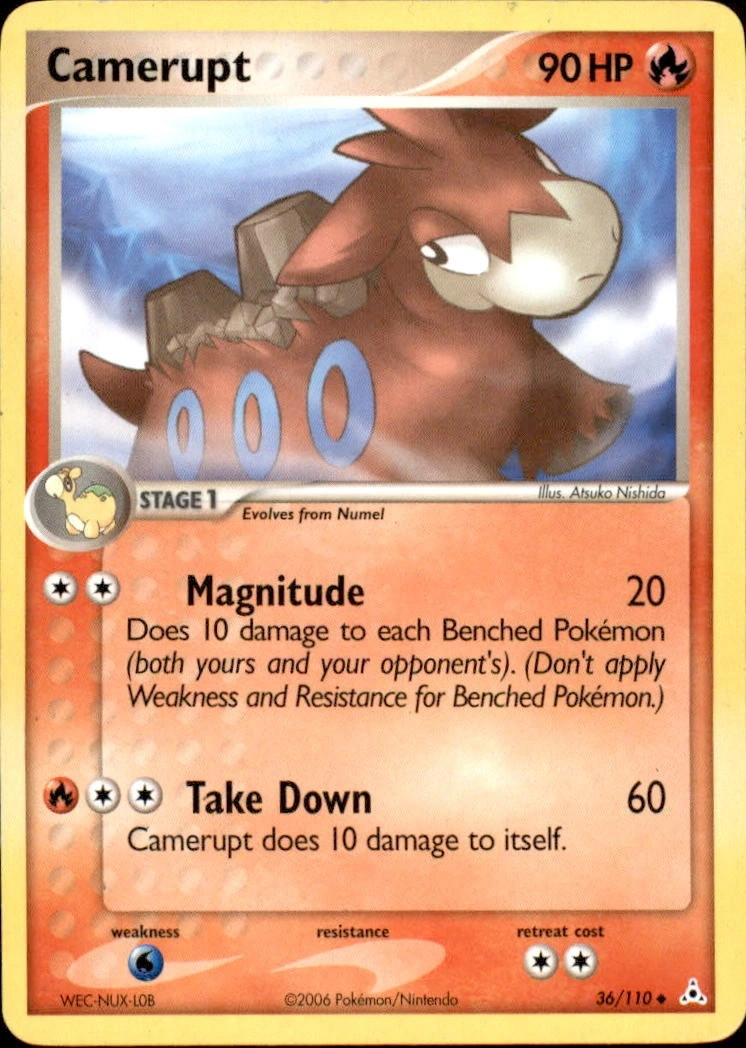 Camerupt 36/110 Holon Phantoms Uncommon MP Pokemon TCG