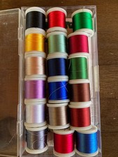Madeira Embroidery Thread set 18 Count Set with slightly Used