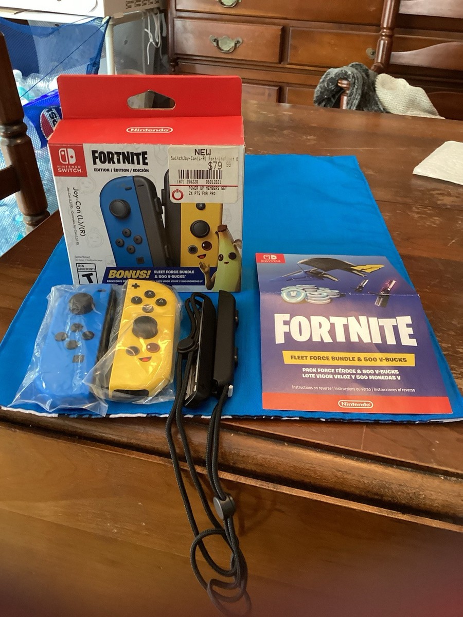 Fortnite Nintendo Switch Fleet Force Joycon Bundle (CODE ALREADY