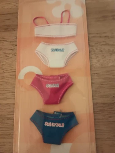 NEW Vtg 2004 Mattel Barbie Essentials NIP Barbie Bra and Panties Set - NIP