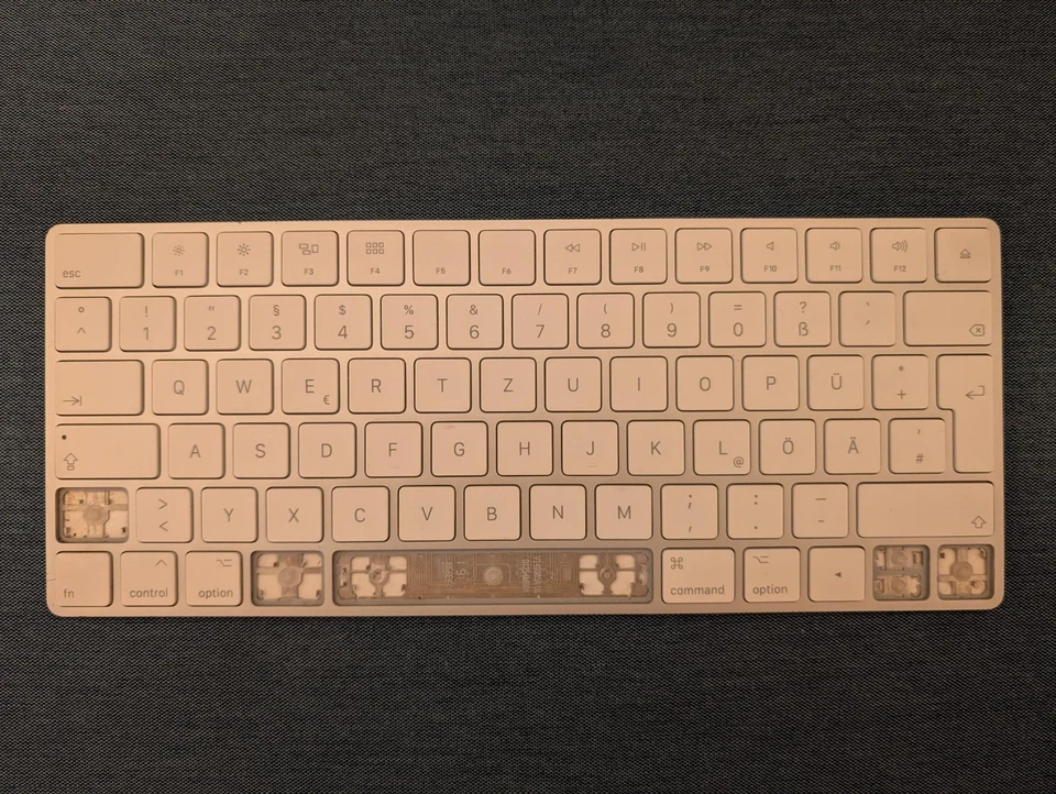Apple A1644 QWERTZ Ersatz - Taste inkl. Mechanik | Weiß Tastatur Ersatztaste