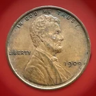 1909-P VDB AU BN Lincoln Wheat Cent “Sold As Pictured" FAST SHIPPING 825