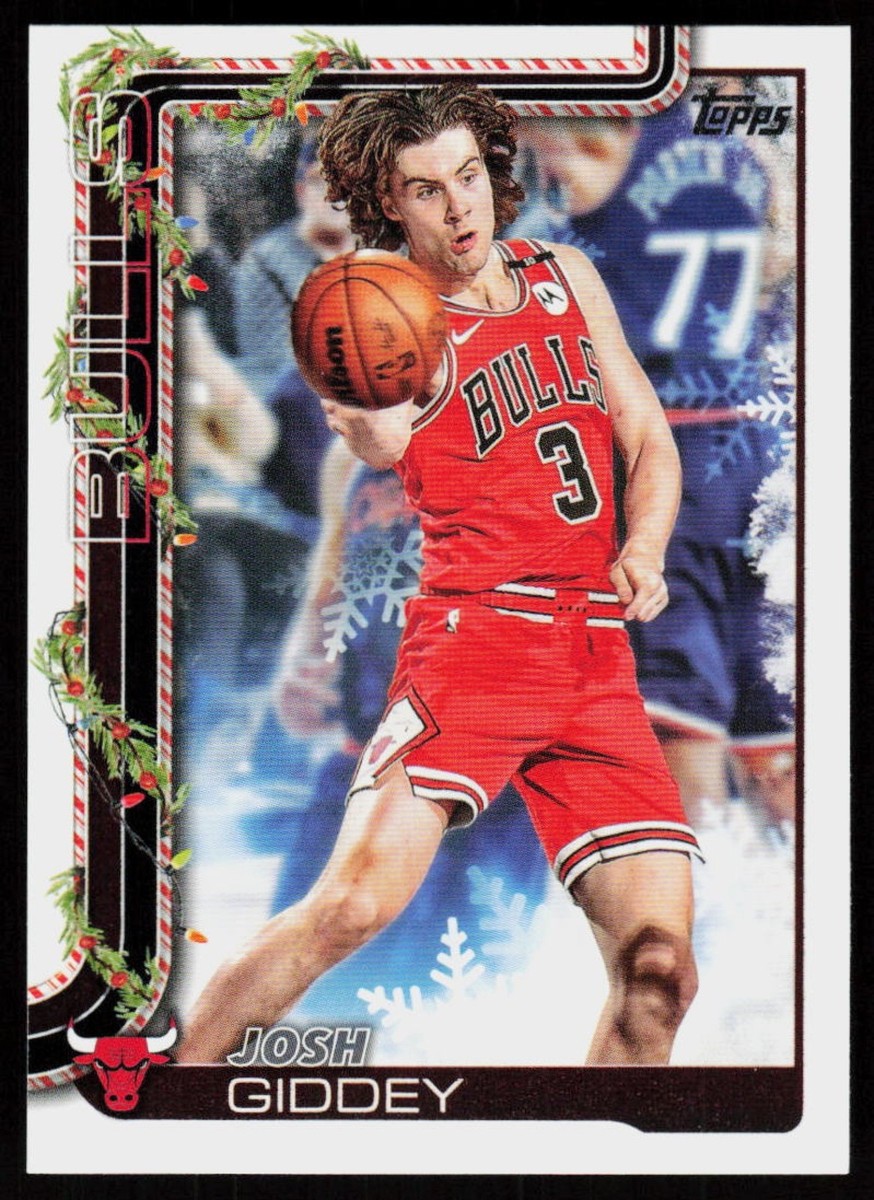 2025-2026 Topps Basketball Holiday Josh Giddey #H28 Chicago Bulls