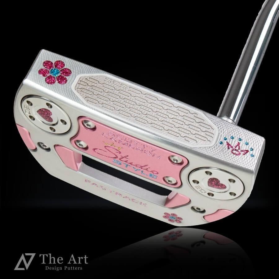 Scotty Cameron Fastback ver.S+ Pink lame Daisy Daisy Putter 34 in