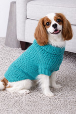 EASY Chunky Dog Coat Knitting Pattern - S, M, L ,XL - Chest 10" 14" 17" 20" COPY