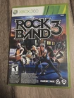 Rock Band 3 (Xbox 360, 2010) CIB COMPLETE