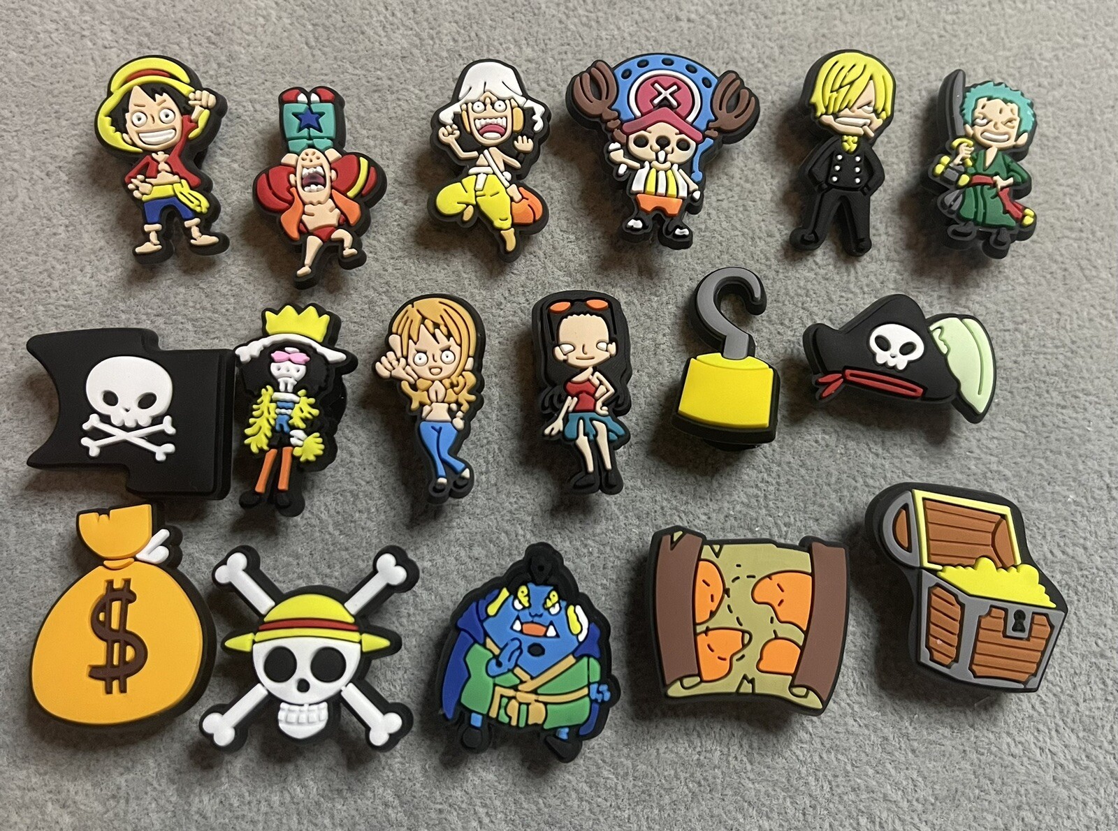 CROC charm jibbitz Set ONE PIECE eBay