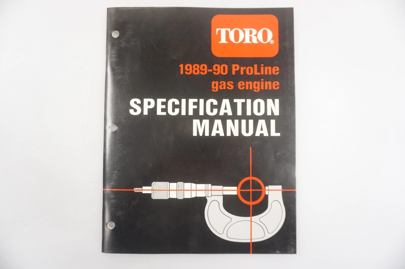 1989-1990 Toro ProLine Gas Engine Specification Manual 492-0370