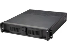 iStarUSA D-200-FS Black Aluminum / Steel 2U Rackmount Compact Stylish Chassis