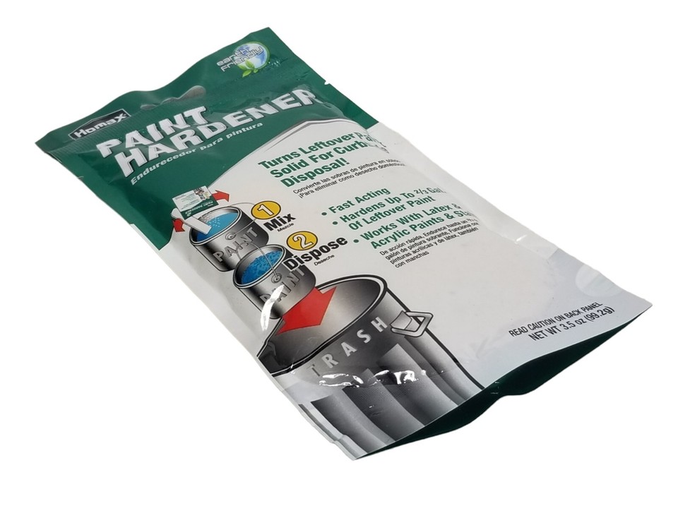 (2LOT) Homex Paint Hardener 3.5 oz Latex & Acrylic Paint Solidifier