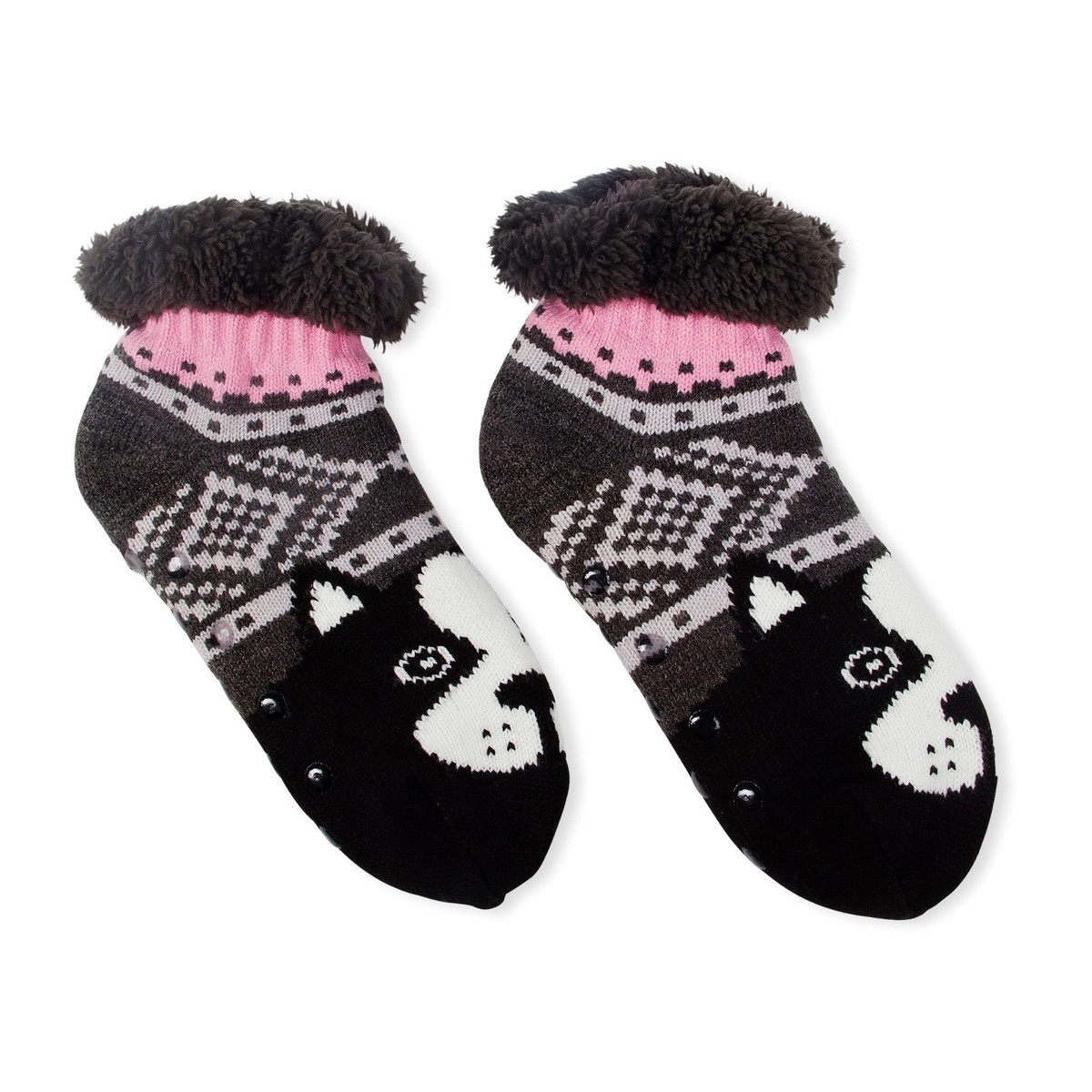 Crew Socks Jane And Bleecker Slipper Socks Walmart Fuzzy Babba