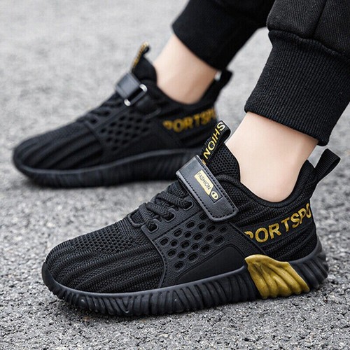 Children Soft Sneakers Walking Anti-Slip Running Shoe Fashion Round Toe Gym - Picture 30 of 36